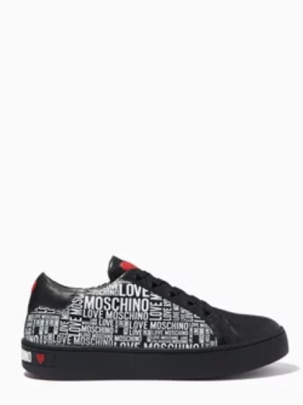 ♥️♥️♥️ Live Moschino Graphic Logo Sneakers in Leather size 7 US/38 European